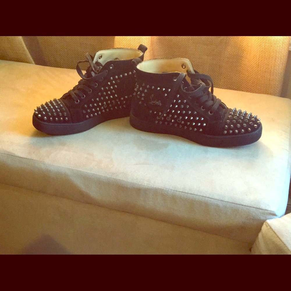 Spiked Black Louboutins